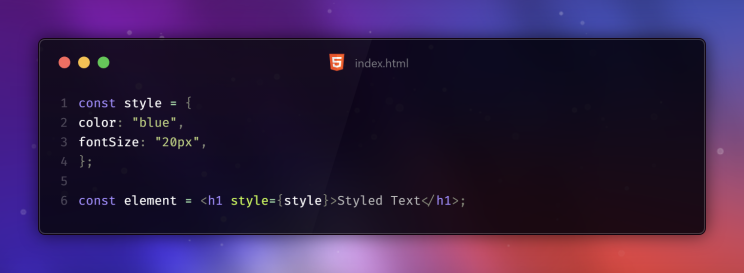 JSX source example